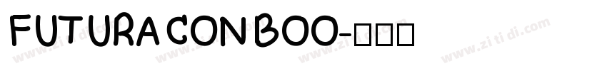 FUTURACON BOO字体转换